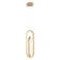 1 - Light Gold LED Single Pendant