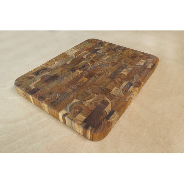 APARTMENTS Large Household Solid Wood Cutting Board, Ebony Fruit Cutting  Board, Light Luxury Antibacterial Checkerboard