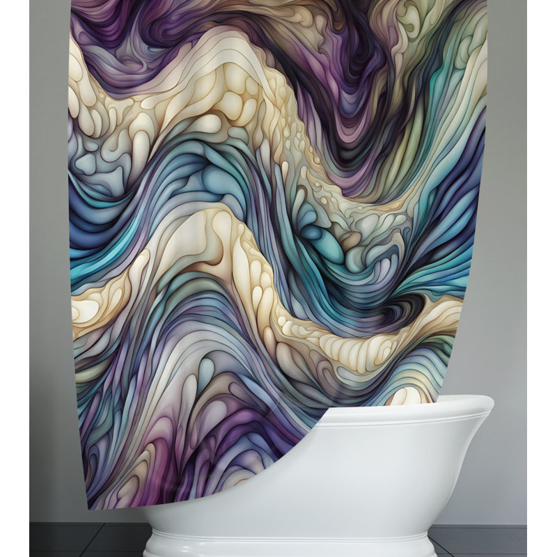 Rideau de douche Evanell, H 93 po x l 70 po