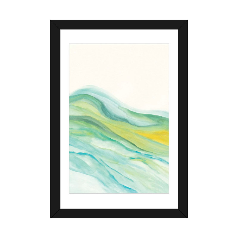 « abstract v » par marco gonzalez, reproduction d’impression sur toile tendue, Papier d'art encadré noir, Blanc