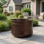 Support de boyau d'arrosage en acier martelé - Trous de drainage - Bronze-138138784
