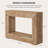 47"  Hollowcenter Style Wooden Console Table-1513577485
