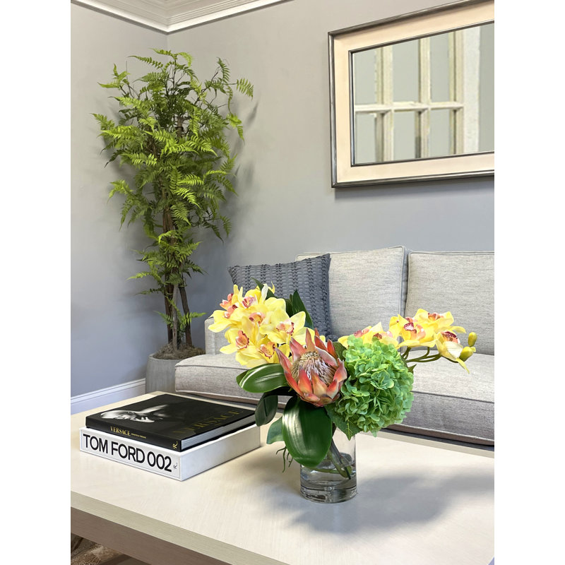 Orchid, Hydrangea and Protea Arrangement