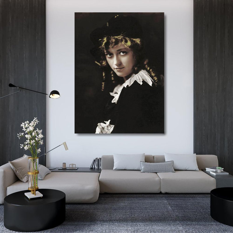 Astoria Grand Hollywood, galerie de photos sur toile tendue, Marion Davies, H 47 po x l 36 po