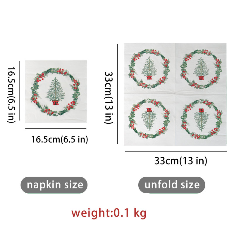 Christmas Paper Napkins