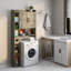 Armoire de rangement au-dessus de la toilette avec 2 portes de grange Farmhouse-763680114