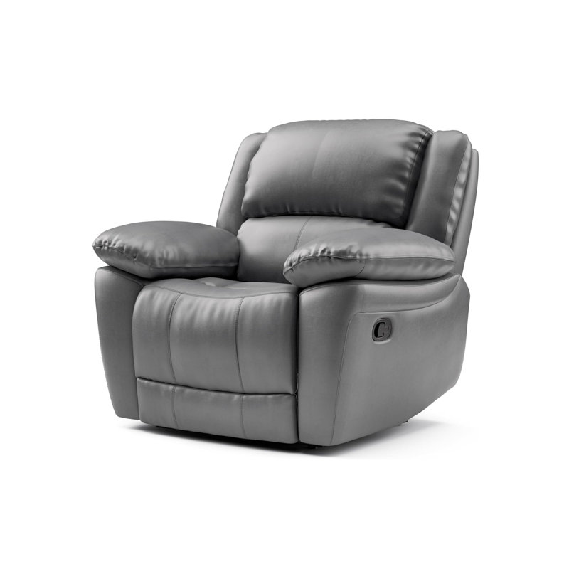 Fauteuil inclinable de 38,4 po de largeur, gris foncé, Gris foncé