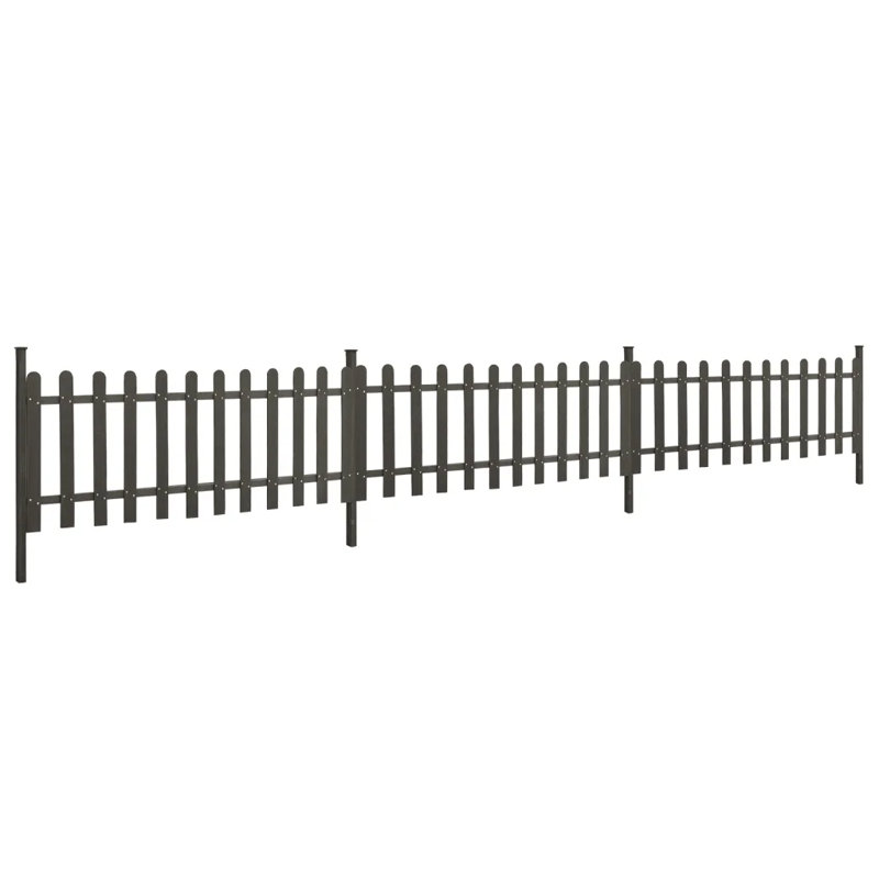 Lipson Grey Composite Yard/Privacy Fence, 614cm W x 203.2cm H