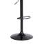 Tabouret de bar réglable en bois noir-48661557
