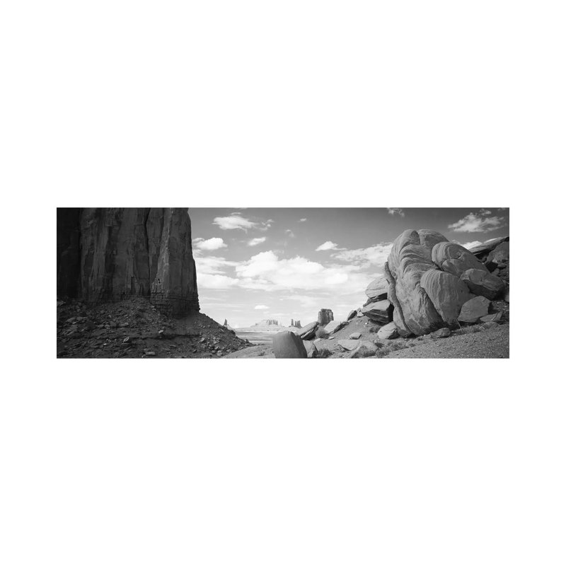 Monument Valley, Arizona, USA - Wrapped Canvas Panoramic Print, 30.48 cm H x 91.44 cm W x 1.91 cm D