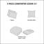 Organic Cotton Bedroom Comforter - Natural, Oversized Buttoned Cover Full/queen, Natural