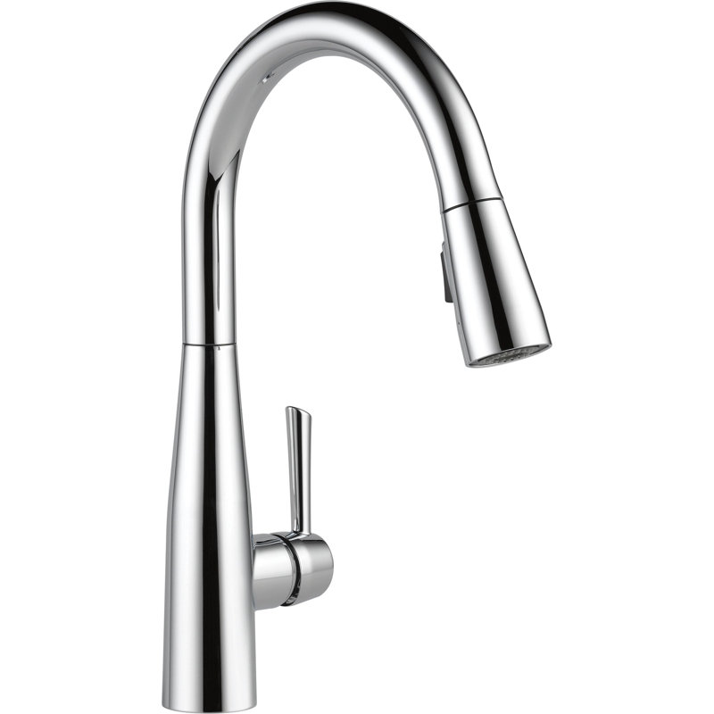 Robinet de cuisine à poignée simple Delta Essa avec technologie MagnaTite® et Diamond Seal, Chrome chrome