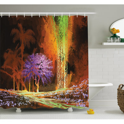 Fantasy Art Shower Curtain with Hooks Included