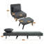 Chaise longue convertible avec coussin-1528987587