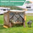 Pop Up Gazebo Screen Tent Screen House for Camping, 10x10 Screen Room with Mosquito Netting-104897144