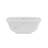 Elegance 59 in. L x 31 in. W x 23-5/8 in. H Freestanding Acrylic Bathtub, Drain-101073551