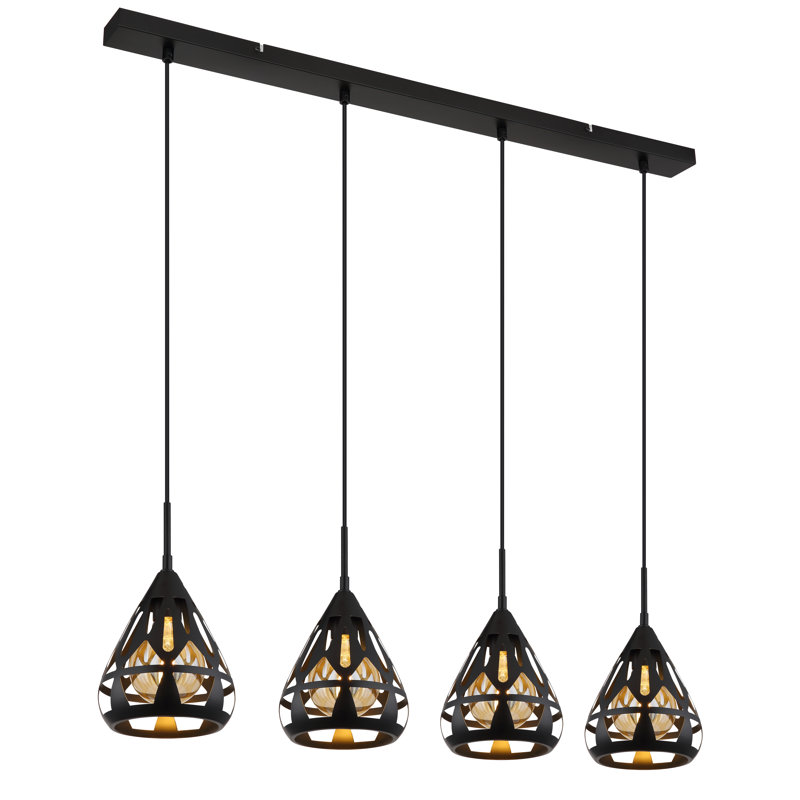 Anngie 4 - Light Matte Black Pendant