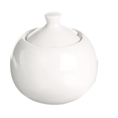 White Home Sugar Jar