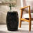Square Side Table, With Lace Cut Accent, Table Frame, Modern, Dimensions