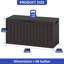 80 Gallon Outdoor Storage Box with Bench Seat Lockable & Weather Resistant-109048591-109048596