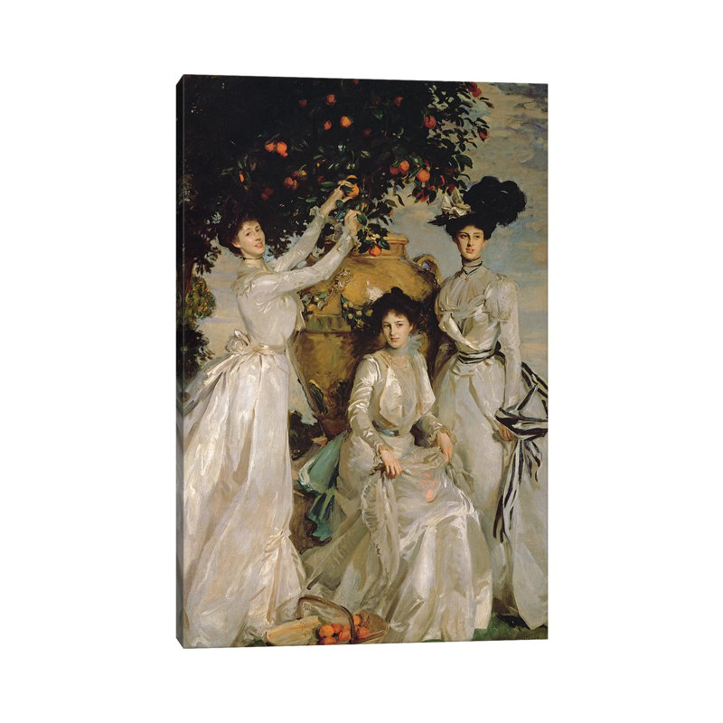 The Acheson Sisters by John Singer Sargent - Wrapped Canvas Gallery-Wrapped Canvas Giclée
