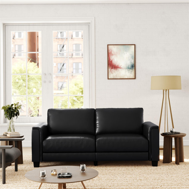 Dandrew 75.5" Upholstered Sofa with Pillow Arms