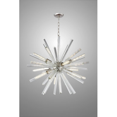 Lustre sphérique Spoutnik à 9 lumières Marthasville