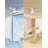 42" Orison Ceiling Fans With Lights, Smart Rgb Backlight, Dimmable Lighting, Alexa Voice Control