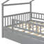 Full Size Wooden House Bed with Trundle-1211326342-1211326349