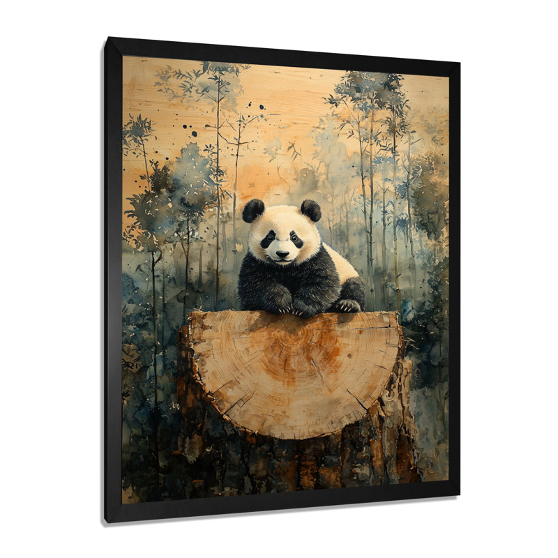 Gokul - animaux, art mural sur toile, Impression d'un seul cadre photo, Noir, noir, noir, noir, H 20 po x l 12 po