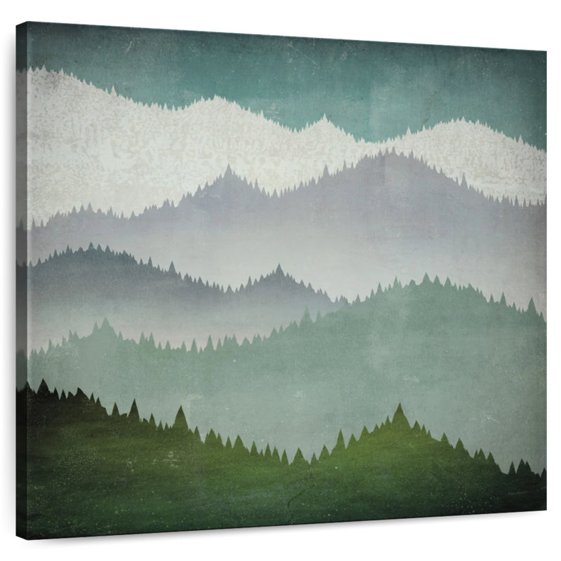 Avery Forest's First Snow, 36" H x 36" W