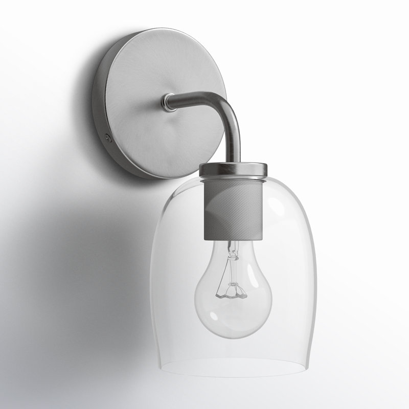 Avelin Dimmable Bath Sconce, Silver