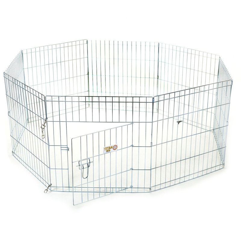 Enclos pour chien chenil, Moyen (l 192 po x P 36 po)