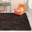 Tapis chocolat à poils longs Assar-23564300