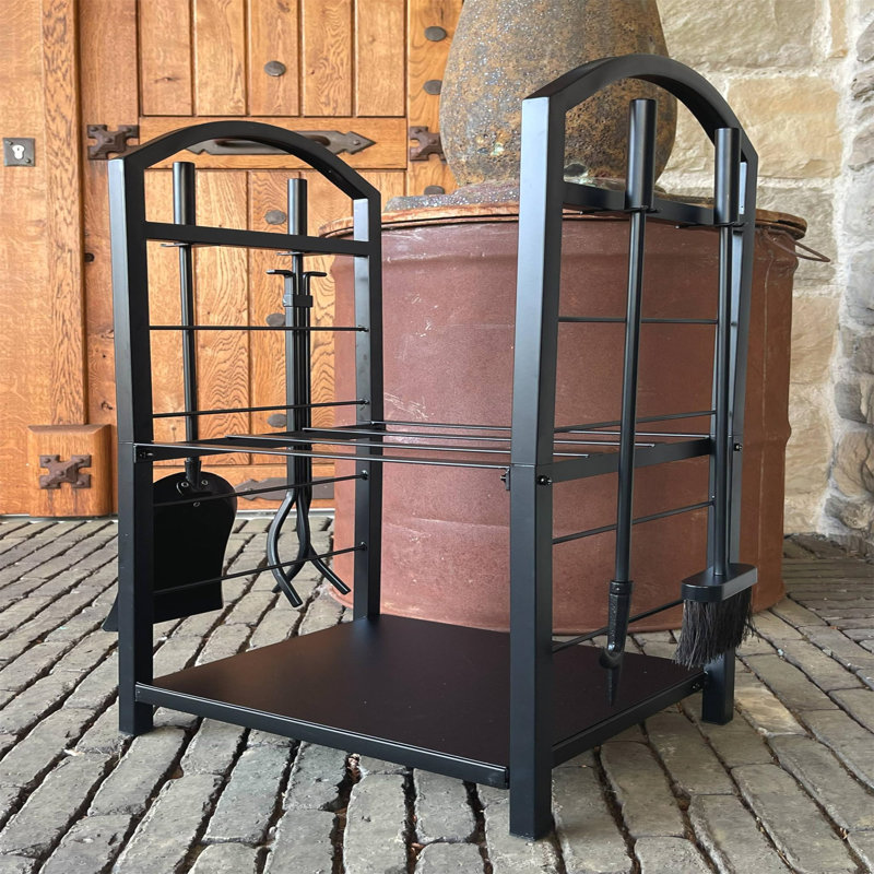 Avaiyah 45cm W Metal Log Rack