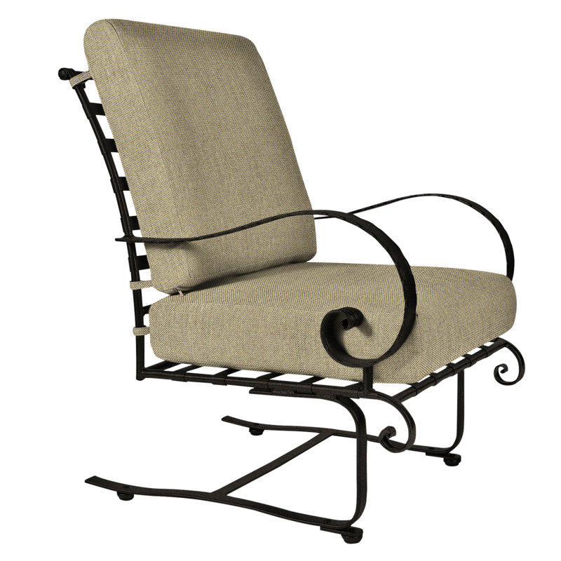 Classico Outdoor Lounge Chair, Carbon Black, Cast Lagoon