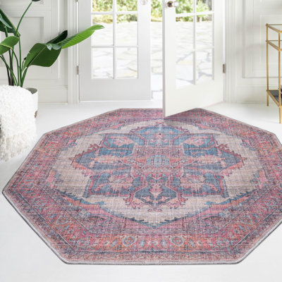 Haag Chenille Floral Indoor Rug