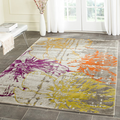 Tapis floral Charis Porcello Performance
