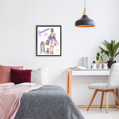 Cadre flottant fabuleux pour fille et chien, design par Jess Stempel