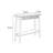 Chinese-style simple brown console table