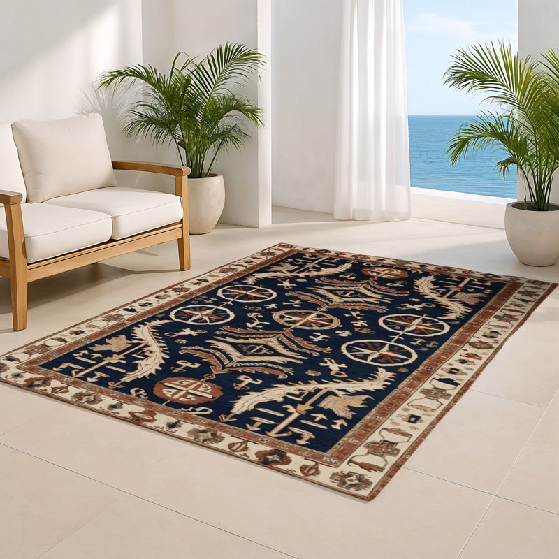 Tapis turc intérieur et extérieur gris, Rectangulaire 2 pi x 3 pi