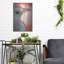  «Blue Bird And Red Trees» par Bebe Keith, art mural en métal, 12 po x 16 po-1348092947