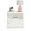 Classeur latéral blanc pour plusieurs pièces, panneaux, documents de compartiments, conception compacte, bureau et vestibule à assemblage rapide, bois d'ingénierie, processus d'installation
