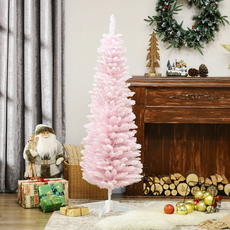 Arbre de Noël artificiel avec branches et base en plastique, 4.9'