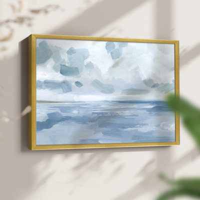 «Calm Seascape I», reproduction encadrée