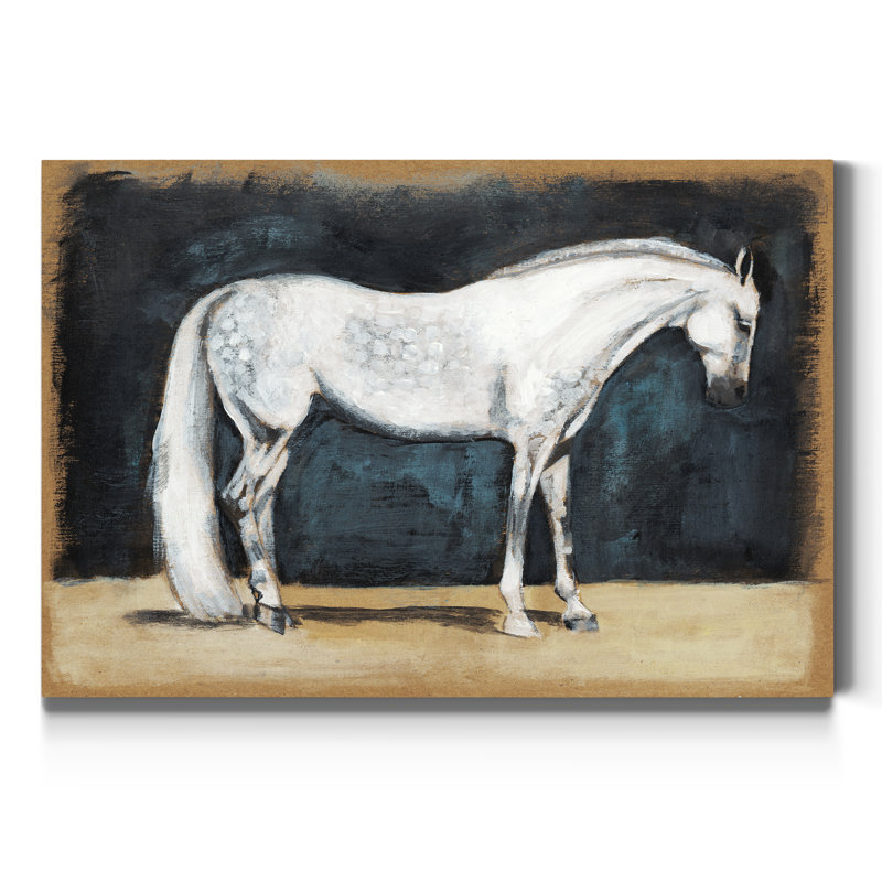 Reproduction d’art sur toile, "Equestrian Studies V", H 12 po x l 8 po x P 1 po