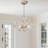 6 Light Crystal Chandelier