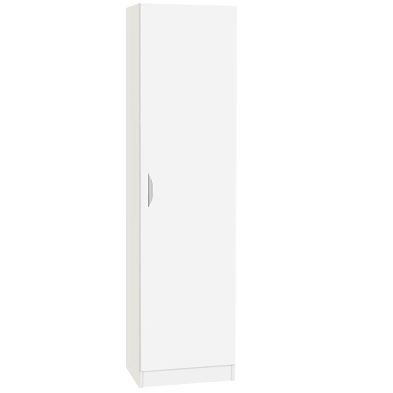 Ephraim 1 -Door Storage Cabinet, White