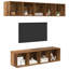 TV Cabinet Set 4 Pcs 37 X 37 X 142.5 Cm-1990292100