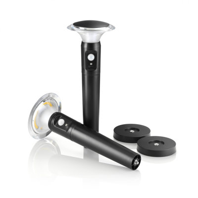 Alaisha Black Battery Powered Pathway Lights